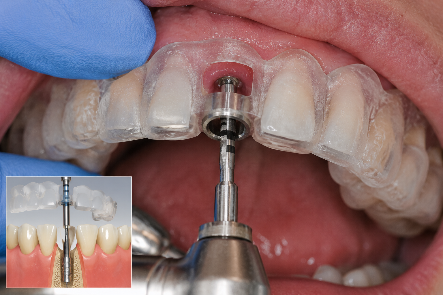 All-on-4 og All-on-6 kirurgisk guide ved implantatindsættelse